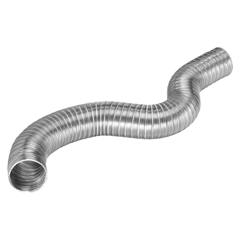 Lambro Flexible Semi-Rigid Aluminum Duct For General-Purpose Venting, 8ft, Diameter 6in, Silver, LAO306 MPN:306