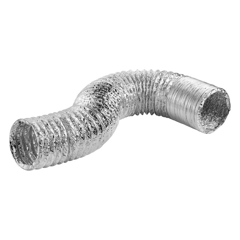 Lambro 4in x 25' Foil Flex Duct For General Exhaust Applications, Silver, LAO414 MPN:414