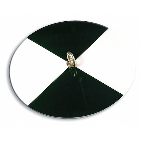 Secchi Disk, Black/White, 7 7/8