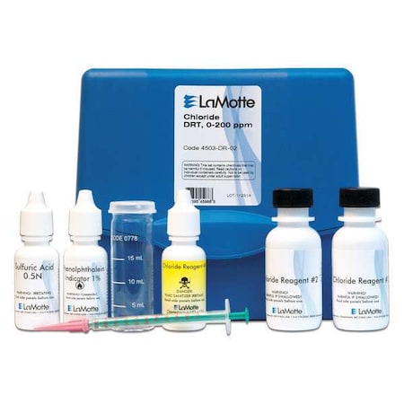 INDIVIDUAL TEST KIT CHLORIDE LAMOTTE MPN:4503-DR-02