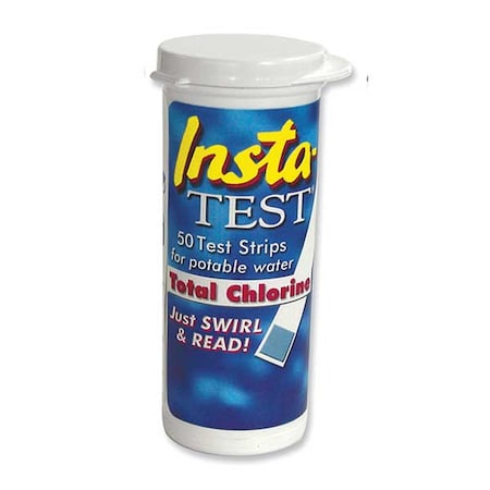 Test Strip, Chlorine, 0 to 5 PPM, PK50 MPN:2979