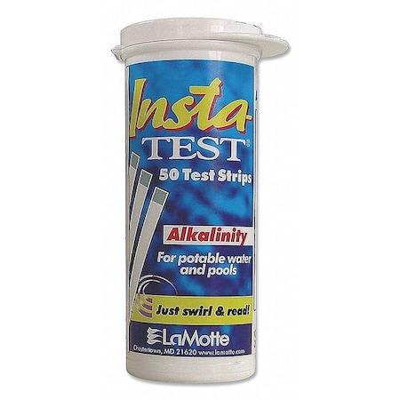 Test Strip, Alkalinity, 0 to 180 PPM, PK50 MPN:2997