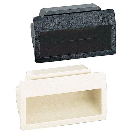 Recessed Pull Handle, Thermoplastic, Matte, Matte, Snap-in MPN:AT-70-B
