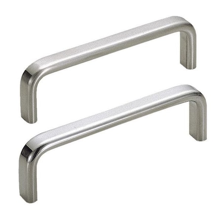 Pull Handle, Polished, 3-15/16 In. H, Polished, Threaded Holes MPN:ECH-100/M