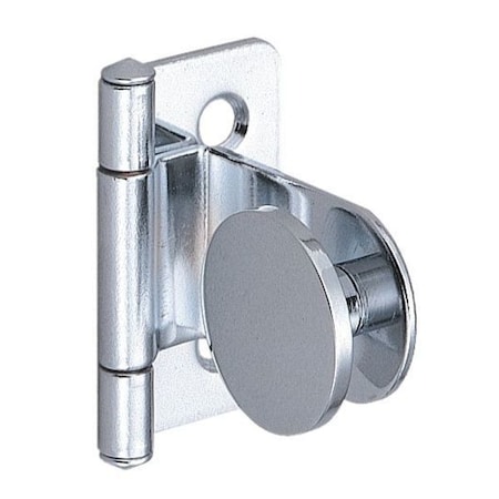 Glass Door Hinge, Steel, Weld-On Mounting, 5/8 in Leaf W x 1 11/32 in Leaf H, Chrome MPN:GH-34/0/CR-P