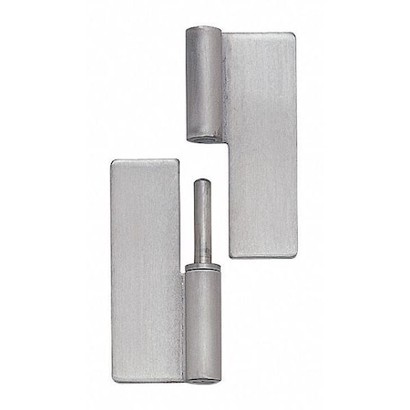 Lift-Off Hinge, 304 Stainless steel, Weld-On Mounting, 1 19/64 in Leaf W x 3 15/16 in Leaf H MPN:HNH-100CR