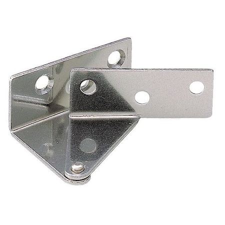 Pivot Hinge, 430 Stainless Steel, Screw on Mounting, 1 5/8 in Leaf W x 11/16 in Leaf H, Plain MPN:WP-1R