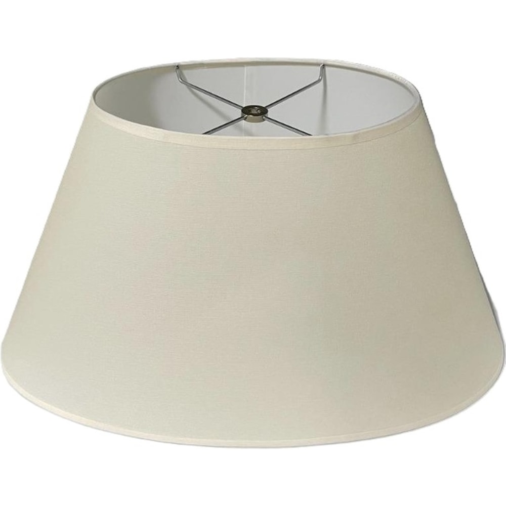 Lampshades Inc. Linen Oval Lamp Shades, 7in x 9in x 12in, Parchment, Set Of 6 Shades MPN:OVAL799129P