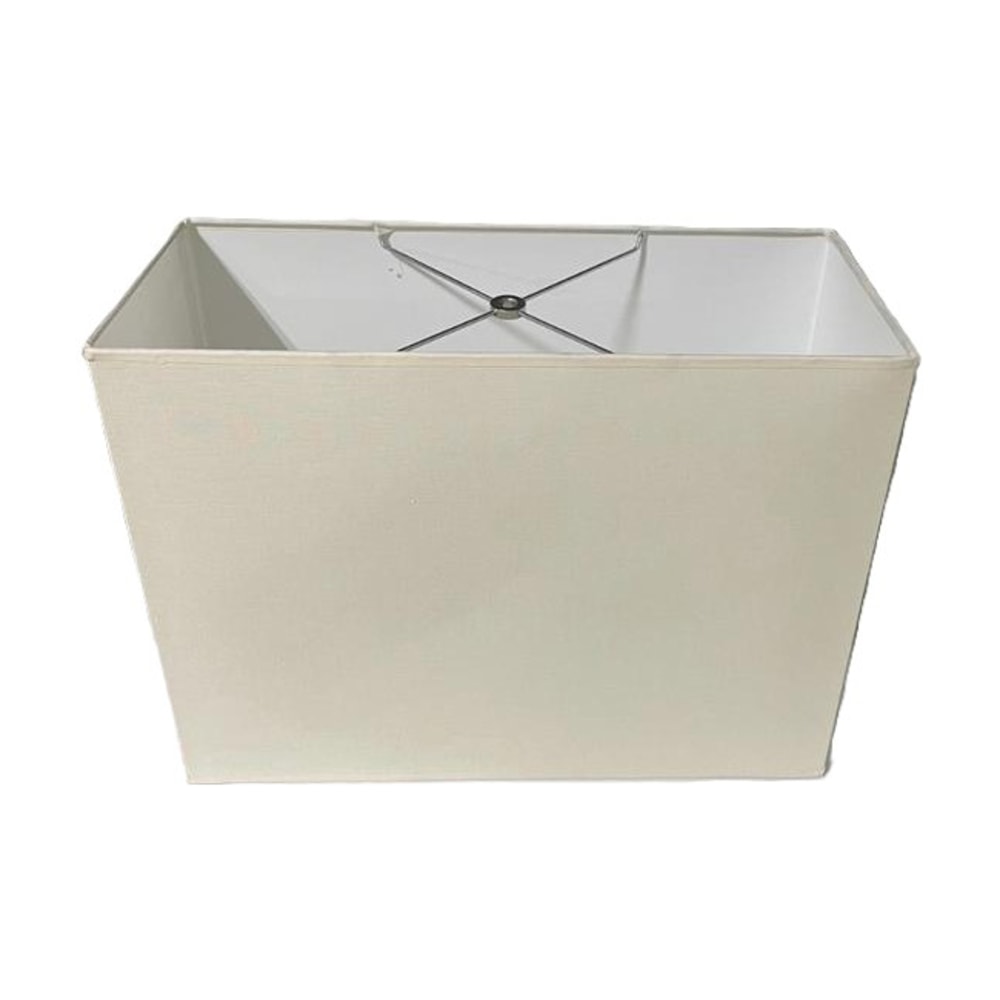 Lampshades Inc. Rectangle Linen Lamp Shades, 8in x 14in x 9in, Parchment, Set Of 8 Shades MPN:REC8148149P
