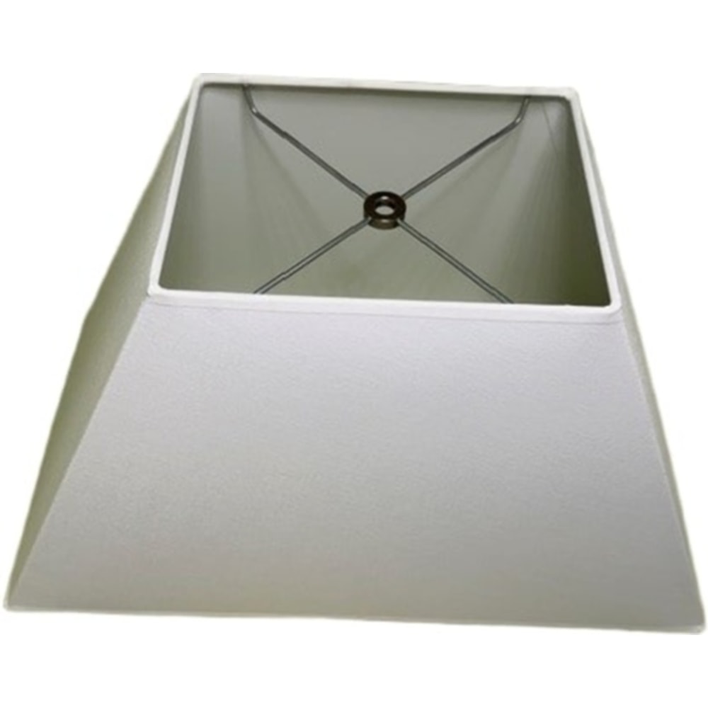 Lampshades Inc. Rectangle Linen Lamp Shades, 11in x 19in, White, Set Of 12 Shades MPN:RECT510101911W