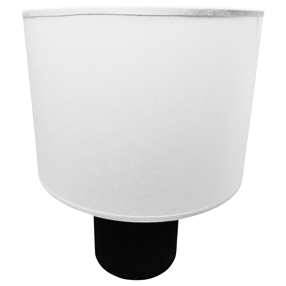 Lampshades Inc. Linen Round Lamp Shades, 14in x 16in x 12in, White, Set Of 12 Shades MPN:ROU141612W