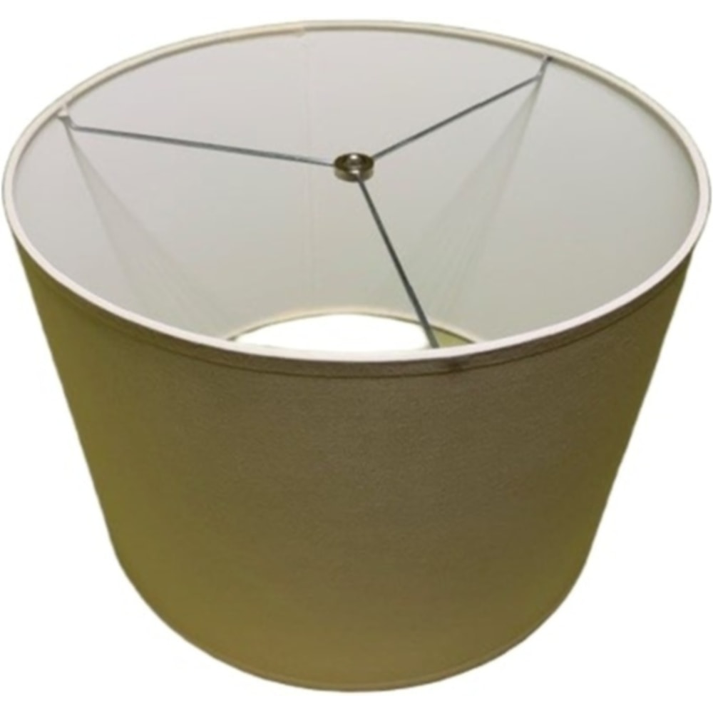 Lampshades Inc. Linen Round Lamp Shades, 18in x 18in x 10in, Parchment, Set Of 2 Shades MPN:ROU181810P