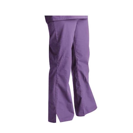 Scrub Pants, Cotton/Polyester, Elastic Waist, 31 in Inseam, 2 Pockets, Purple, Size 2XL MPN:8320RPP XXL