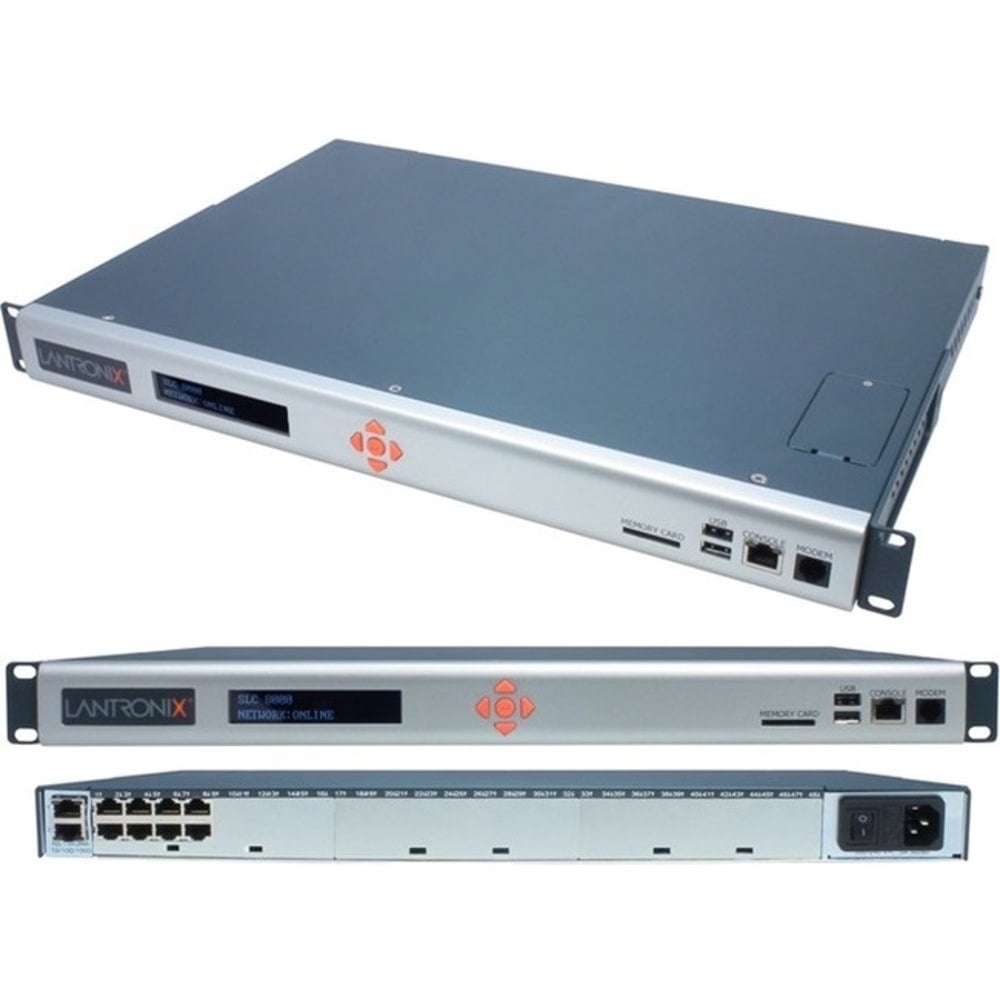 Lantronix SLC 8000 48, Port Advanced Console Manager, Single AC Power Supply, TAA, SLC80481201G MPN:SLC80481201G