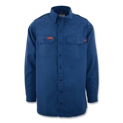 6.5OZ Fr Navy Dh Uniformshirt MPN:DHS6NY 2XL-REG