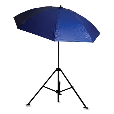 Umbrella- 7'- Blue- Vinyl- w/O Case- MPN:LAP UM7VBX