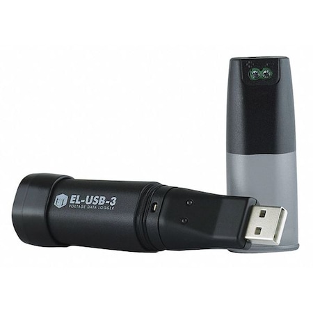 Voltage Data Logger, LED, 32, 510 Storage MPN:EL-USB-3