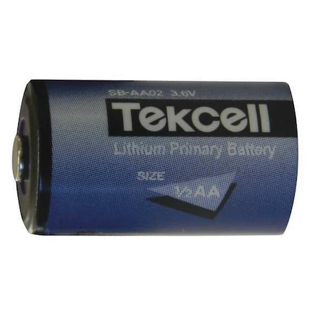 Battery, Lithium, Size 1/2 AA, 3.6VDC MPN:BAT 3V6