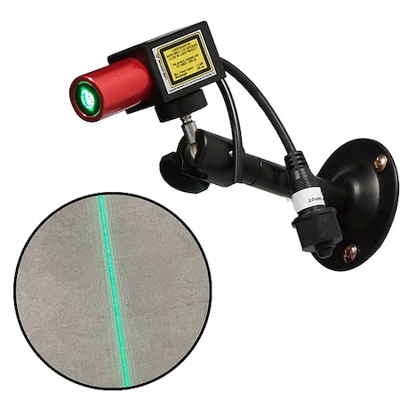 Laser Module, Straight Line, 1 in W, 3 in H, Wall/Ceiling MPN:HDLG40XXX