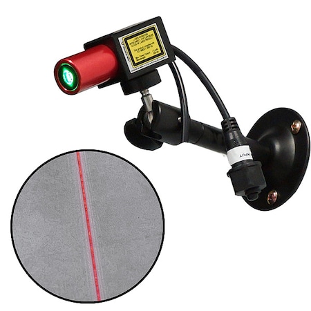 Laser Module, Straight Line, 1 in W, 3 in H, Wall/Ceiling MPN:HDLR40XXX