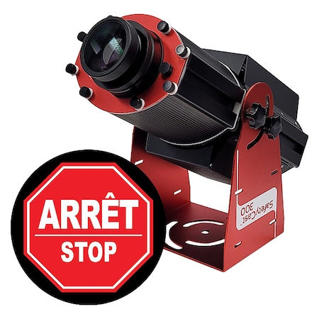 Fixed Image Projector, ArrÃªt / Stop, 9 in W, 34 in H, Wall/Ceiling MPN:HSV3F104X