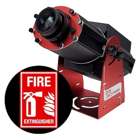 Fixed Image Projector, Fire Extinguisher, 9 in W, 34 in H, Wall/Ceiling MPN:HSV3F130X