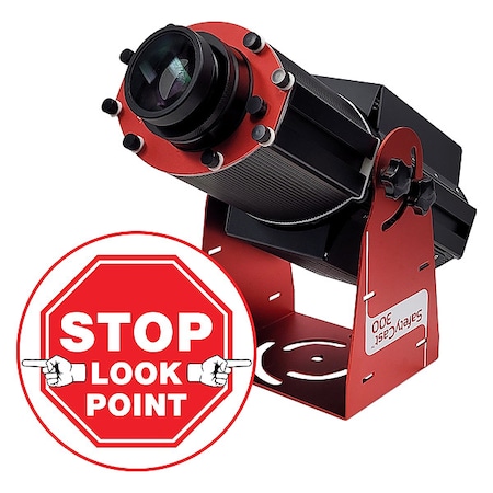 Fixed Image Projector, Stop Look Point, 9 in W, 34 in H, Wall/Ceiling MPN:HSV3F208X