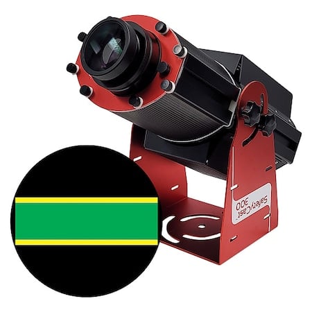 Fixed Image Projector, Green Path with Yellow Border, 9 in W, 34 in H, Wall/Ceiling MPN:HSV3H059X