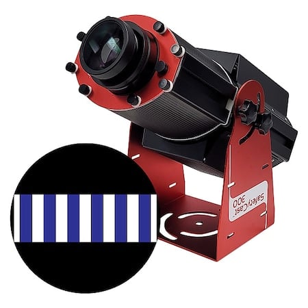 Fixed Image Projector, White & Blue Zebra Cross, 9 in W, 34 in H, Wall/Ceiling MPN:HSV3H140X