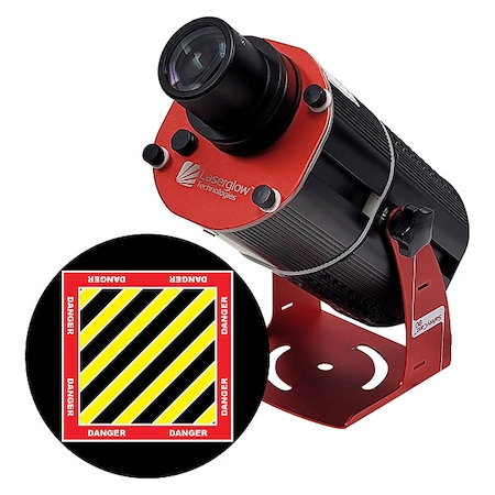 Fixed Image Projector, Hazard Zone - 8 Danger, 6 in W, 18 in H, Wall/Ceiling MPN:HSV8F066X