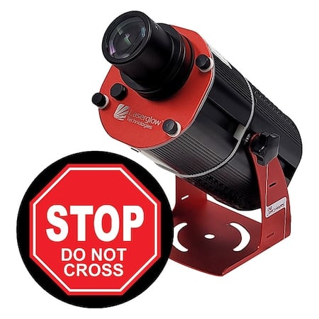 Fixed Image Projector, Stop Do Not Cross, 6 in W, 18 in H, Wall/Ceiling MPN:HSV8F127X