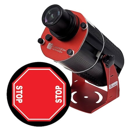 Fixed Image Projector, 2 Way Stop - Opposite, 6 in W, 18 in H, Wall/Ceiling MPN:HSV8F201X