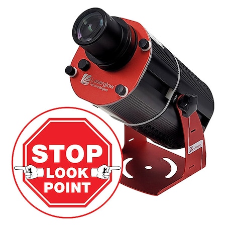 Fixed Image Projector, Stop Look Point, 6 in W, 18 in H, Wall/Ceiling MPN:HSV8F207X