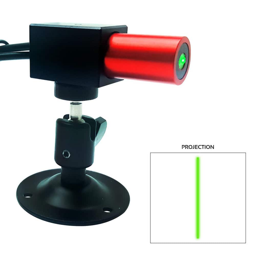 LED Line & Shape Projectors; Led Color: Green ; Shape: Line ; Maximum Projection: 20ft ; Mounting Location: Multiple ; Wattage: 40mW ; Voltage: 5V DC MPN:HDLG40XXX