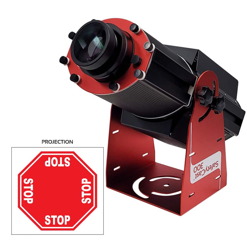LED Sign Projectors; Sign Type: Stop ; Legend: Caution ; Bilingual: No ; Language: English ; Color: Red ; Maximum Projection: 50ft MPN:HSV3F055X