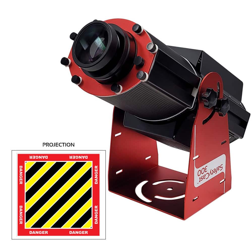 LED Sign Projectors; Sign Type: Hazard Zone ; Legend: Caution ; Bilingual: No ; Language: English ; Color: Yellow; Red ; Maximum Projection: 50ft MPN:HSV3F057X