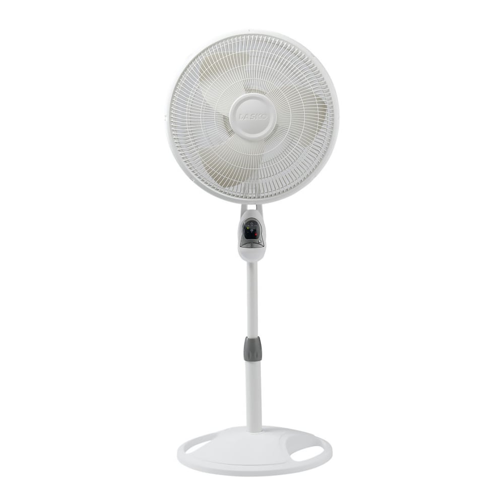 Lasko 3-Speed Stand Fan with Remote Control, 47inH x 17inW x 18inD, White MPN:1646