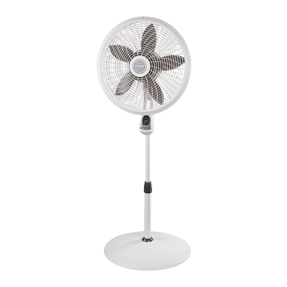 Lasko Cyclone 18? Pedestal Fan With Remote Control, White MPN:1885