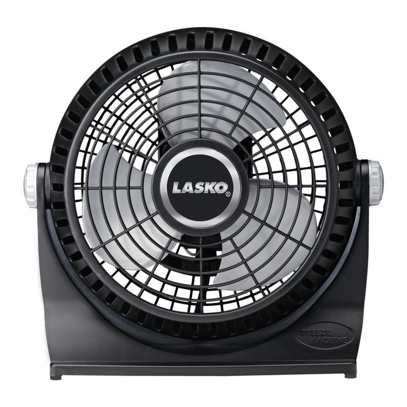 Lasko Breeze Machine 2-Speed Fan, 11.69inH x 5.31inW x 12.25inD, Black MPN:507