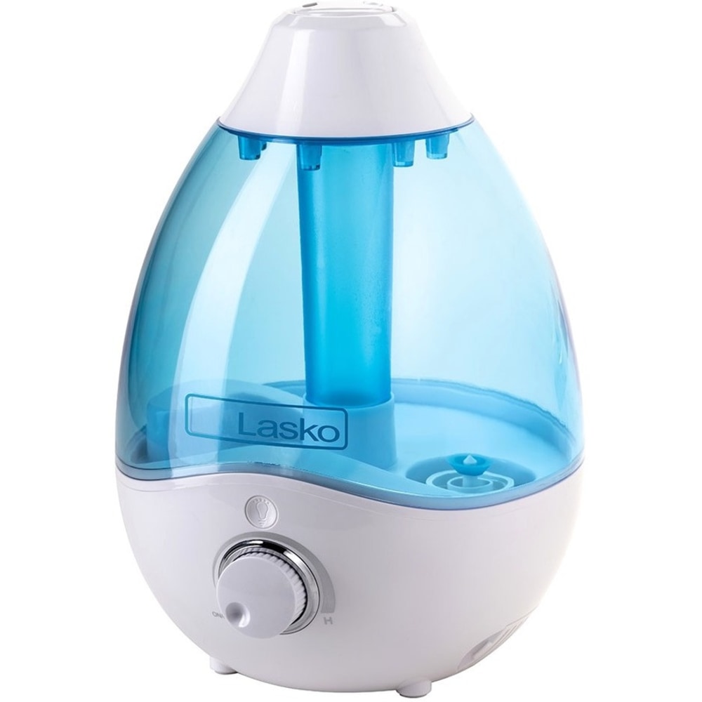 Lasko Ultrasonic Cool Mist Humidifier - Cool Mist, Ultrasonic - 2.97 quart Tank - White MPN:UH200