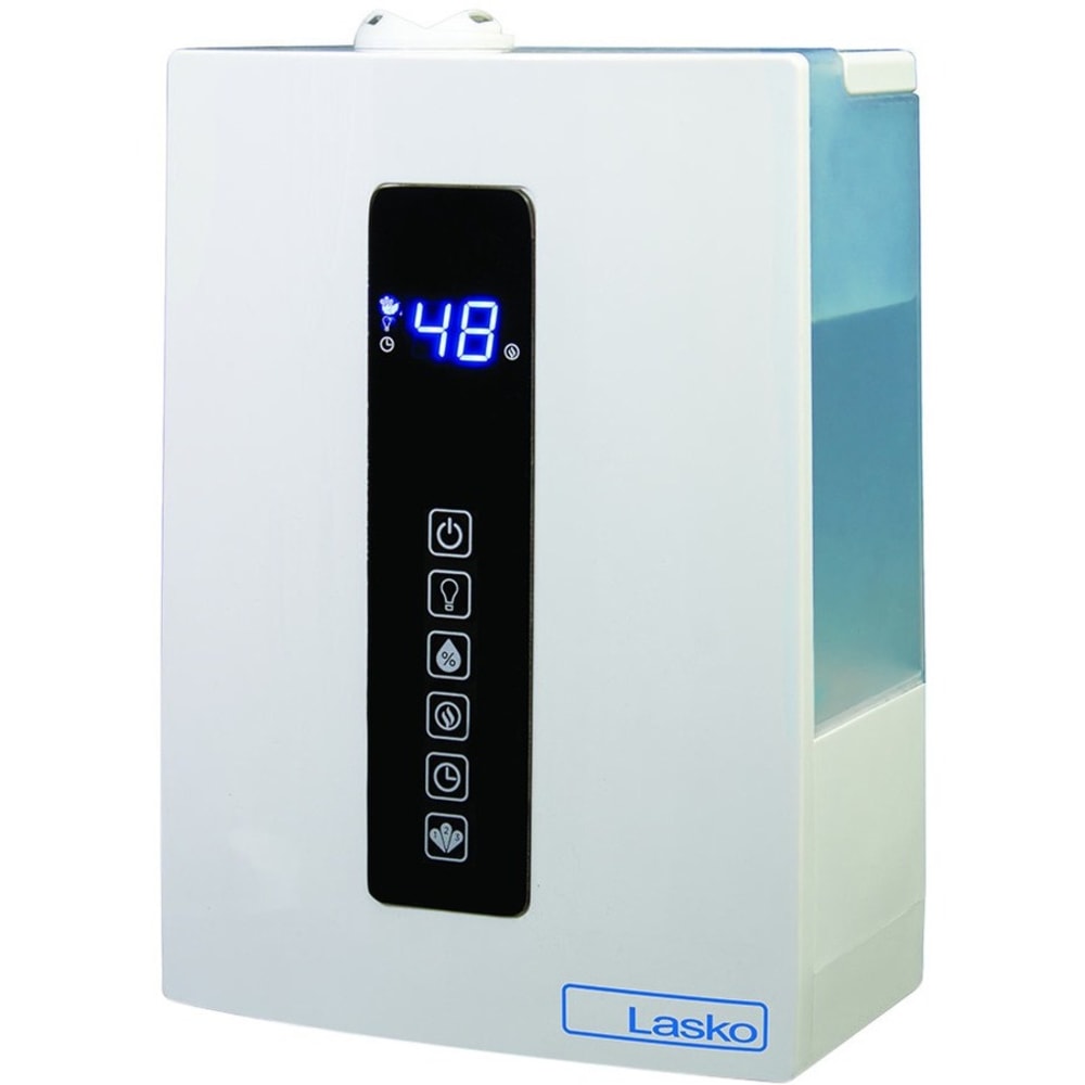 Lasko Quiet Ultrasonic Digital Warm and Cool Mist Humidifier - Warm Mist, Cool Mist, Ultrasonic - Black, White MPN:UH300