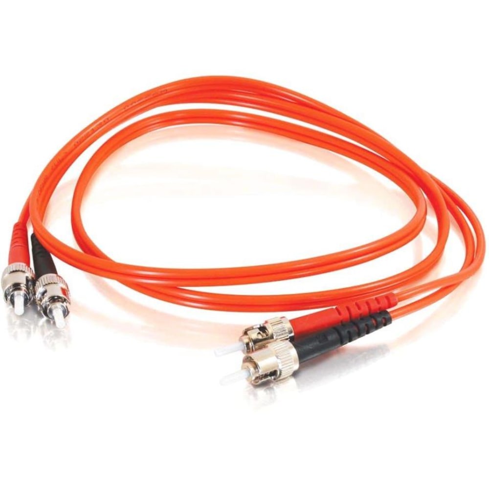 C2G ST-ST 62.5/125 OM1 Duplex Multimode Fiber Optic Cable (TAA Compliant) - Patch cable - TAA Compliant - 11163 MPN:11163