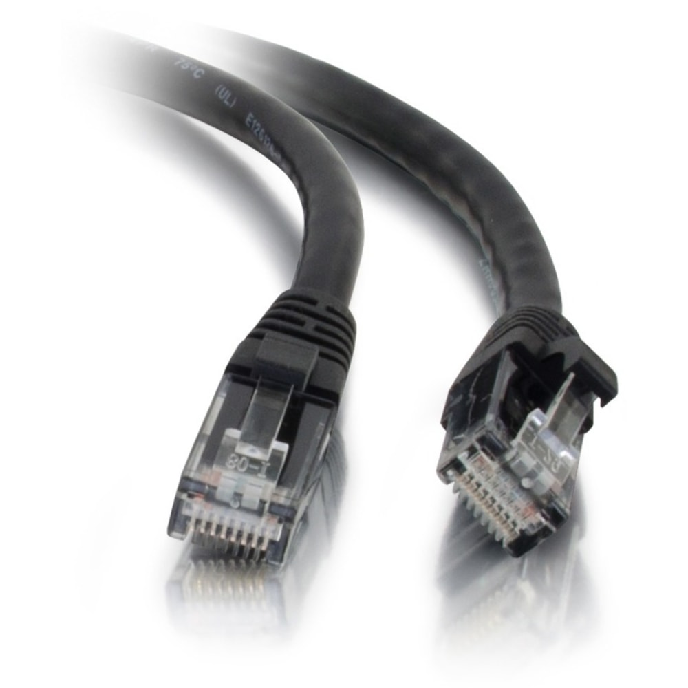 C2G 5ft Cat5e Ethernet Cable - Snagless Unshielded (UTP) - Black - Category 5e for Network Device - RJ-45 Male - RJ-45 Male - 5ft - Black MPN:15189