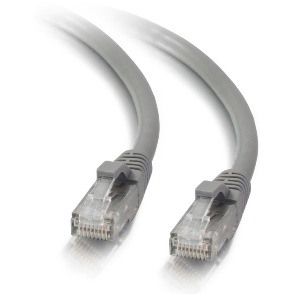 C2G 7ft Cat5e Ethernet Cable - Snagless Unshielded (UTP) - Gray - Category 5e for Network Device - RJ-45 Male - RJ-45 Male - 7ft - Gray MPN:15192