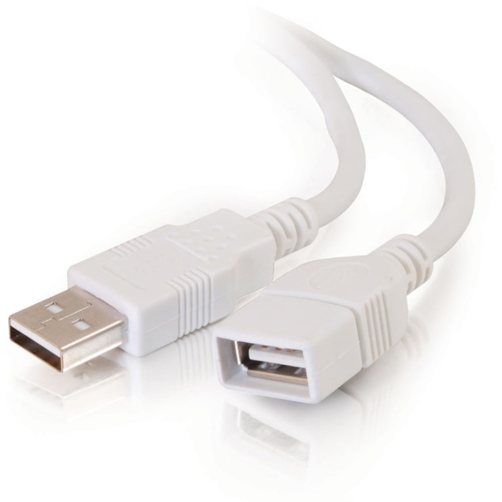 C2G 1m USB Extension Cable - USB A Male to USB A Female Cable - Extend the distance of your USB A/B cable MPN:19003
