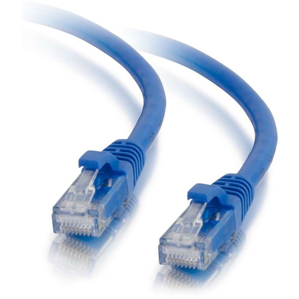 C2G-200ft Cat5e Snagless Unshielded (UTP) Network Patch Cable - Blue - Category 5e for Network Device - RJ-45 Male - RJ-45 Male - 200ft - Blue MPN:21943