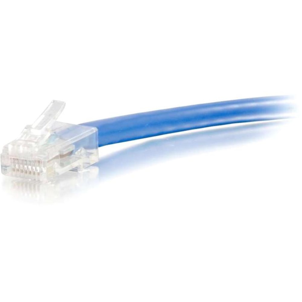 C2G-25ft Cat5e Non-Booted Unshielded (UTP) Network Patch Cable - Blue - Category 5e for Network Device - RJ-45 Male - RJ-45 Male - 25ft - Blue MPN:22703