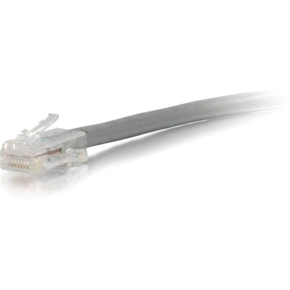 C2G-50ft Cat5e Non-Booted Unshielded (UTP) Network Patch Cable - Gray - Category 5e for Network Device - RJ-45 Male - RJ-45 Male - 50ft - Gray MPN:24392