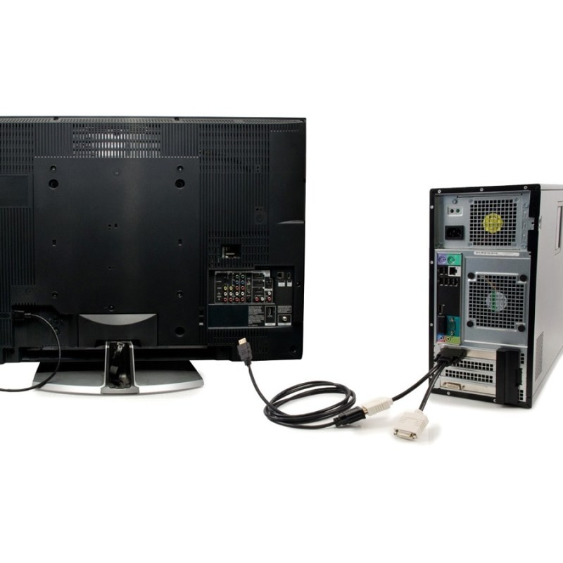 C2G 6ft Computer to TV Cable, 24910 MPN:24910