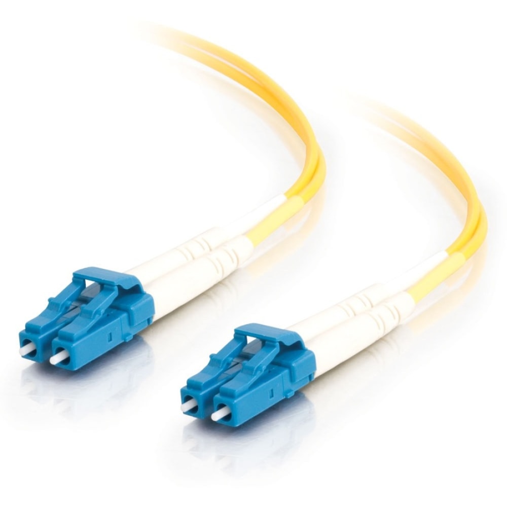 C2G 2m LC-LC 9/125 Duplex Single Mode OS2 Fiber Cable - Yellow - 6ft - 2m LC-LC 9/125 Duplex Single Mode OS2 Fiber Cable - Yellow - 6ft MPN:26264